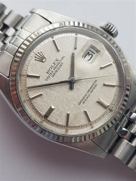 linen dial Rolex